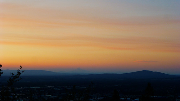Watercolor Sunset-Bend, Oregon