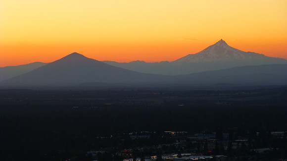 Sunset from Pilot Butte, Bend, Oregon