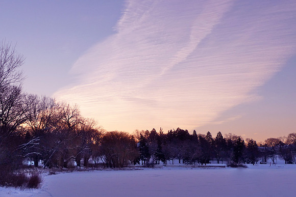 Violet Tint Winter-Lake Nokomis