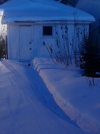 Blue Light and Garage