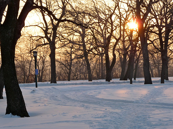 Sunrise Minnehaha Falls Park 3